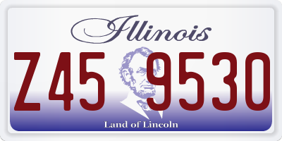 IL license plate Z459530