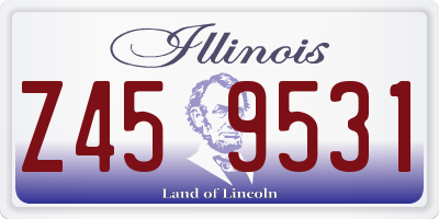 IL license plate Z459531