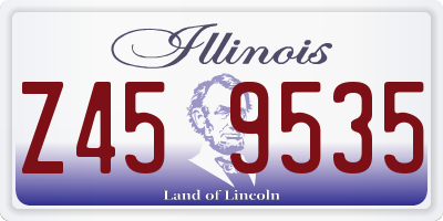 IL license plate Z459535