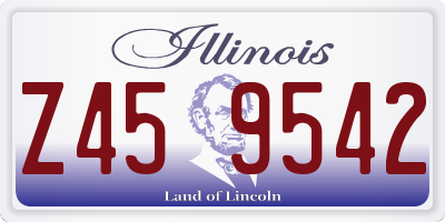 IL license plate Z459542