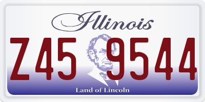 IL license plate Z459544