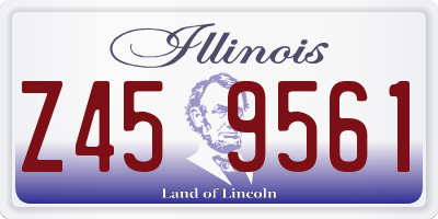 IL license plate Z459561