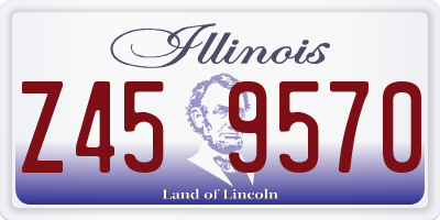 IL license plate Z459570
