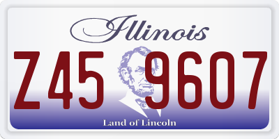IL license plate Z459607