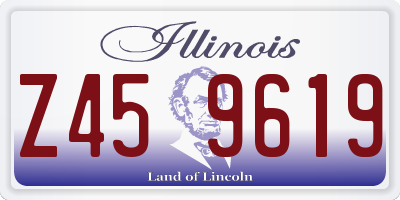 IL license plate Z459619