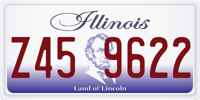 IL license plate Z459622
