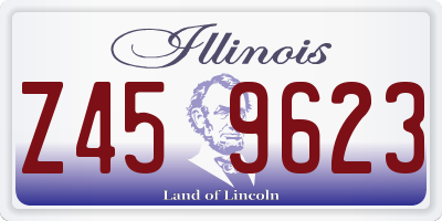 IL license plate Z459623