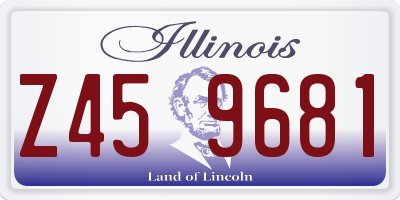 IL license plate Z459681