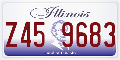 IL license plate Z459683