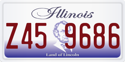 IL license plate Z459686