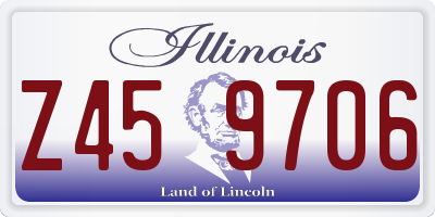 IL license plate Z459706