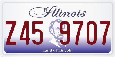 IL license plate Z459707