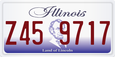 IL license plate Z459717