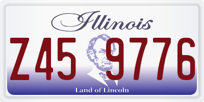 IL license plate Z459776