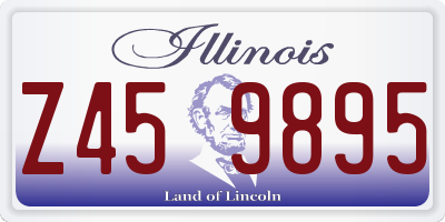 IL license plate Z459895