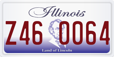 IL license plate Z460064