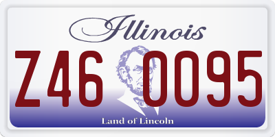 IL license plate Z460095