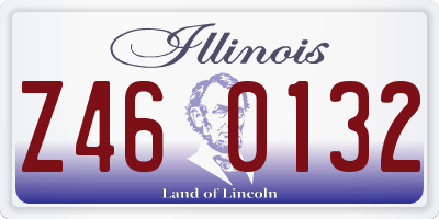 IL license plate Z460132