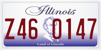 IL license plate Z460147