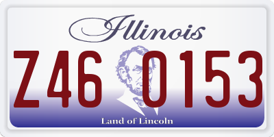 IL license plate Z460153