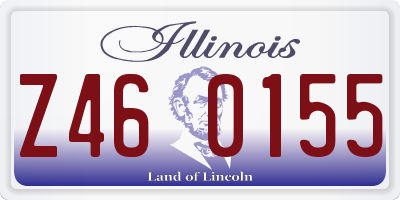 IL license plate Z460155