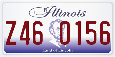 IL license plate Z460156