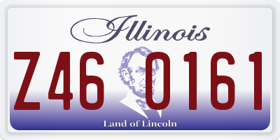 IL license plate Z460161