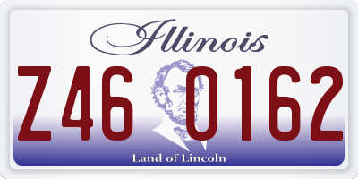 IL license plate Z460162