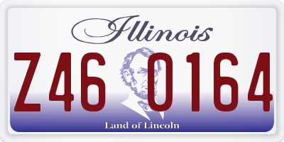 IL license plate Z460164