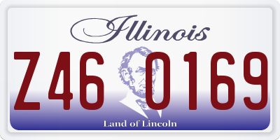 IL license plate Z460169