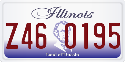 IL license plate Z460195