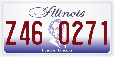 IL license plate Z460271