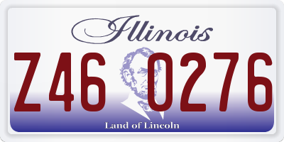 IL license plate Z460276