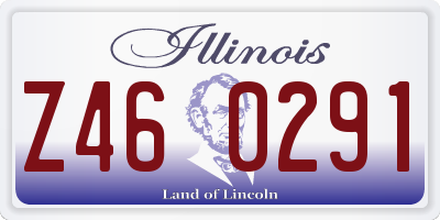 IL license plate Z460291
