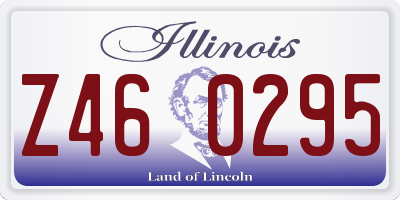 IL license plate Z460295
