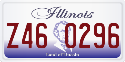 IL license plate Z460296