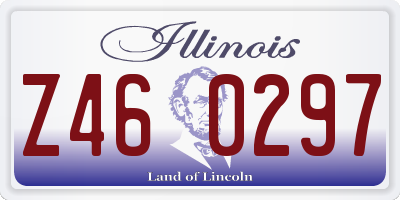 IL license plate Z460297