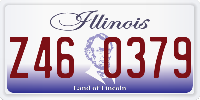 IL license plate Z460379