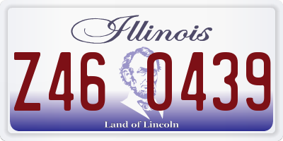 IL license plate Z460439