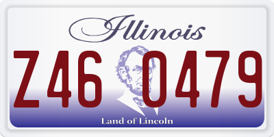 IL license plate Z460479
