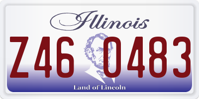 IL license plate Z460483