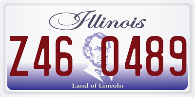 IL license plate Z460489