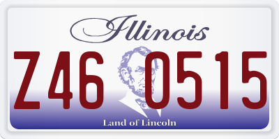 IL license plate Z460515