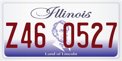 IL license plate Z460527