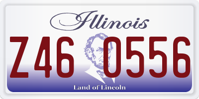 IL license plate Z460556