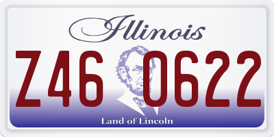 IL license plate Z460622