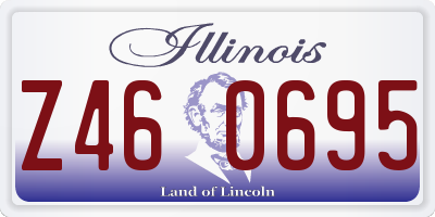 IL license plate Z460695