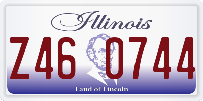 IL license plate Z460744