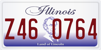 IL license plate Z460764