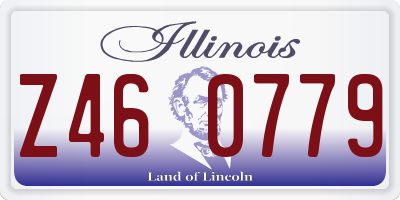 IL license plate Z460779
